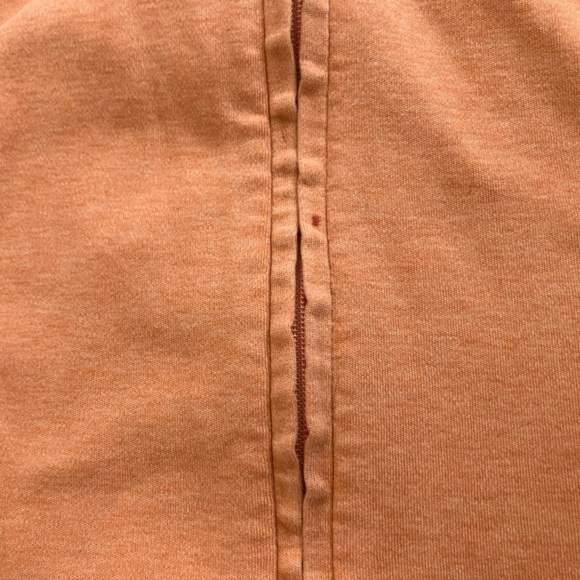 Peter Millar 100% Cotton Small Orange Long Sleeved Lightweight Zip Up Jacket - Picture 3 of 8